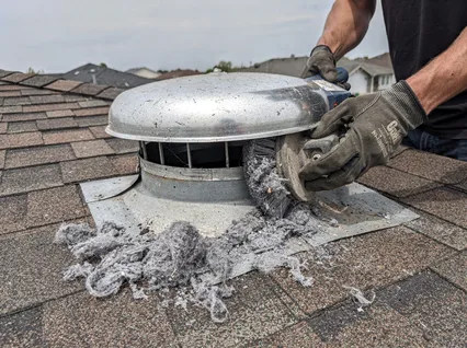Cleaning Dryer Vent On Roof in Avocado Heights