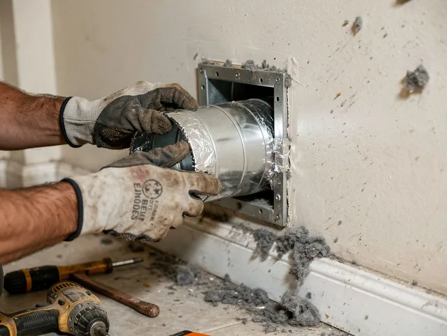 Professional dryer vent repair and installation by Avocado Heights Dryer Vent Cleaning in Avocado Heights